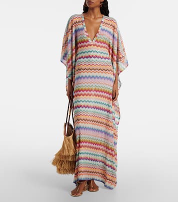Zigzag lamé kaftan | Missoni