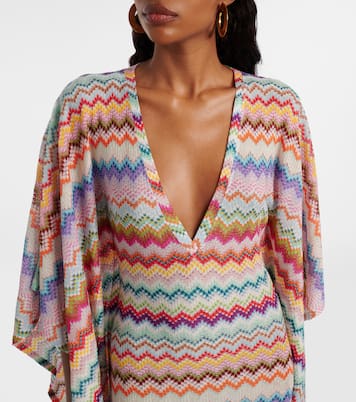 Zigzag lamé kaftan | Missoni
