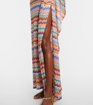 Zigzag lamé kaftan | Missoni