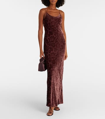 Robe longue Jolynn en jacquard | Veronica Beard