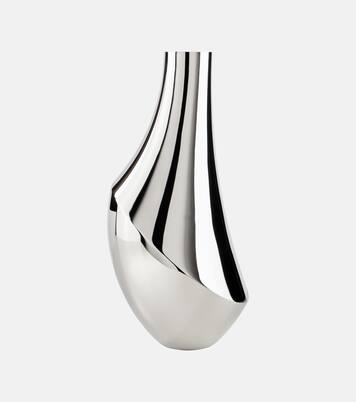 Flora Large stainless steel vase by Todd Bracher | Georg Jensen