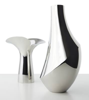Flora Large stainless steel vase by Todd Bracher | Georg Jensen