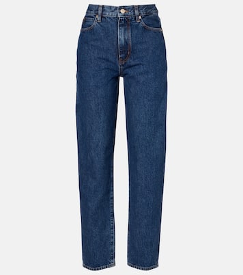 Neat high-rise straight jeans | Frame