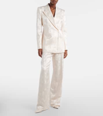 Blazer Aleah brodé en soie | Gabriela Hearst