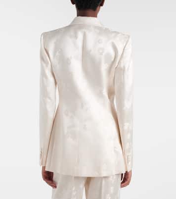 Blazer Aleah brodé en soie | Gabriela Hearst