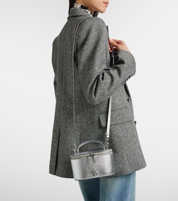 Schultertasche VLogo Mini aus Metallic-Leder | Valentino Garavani