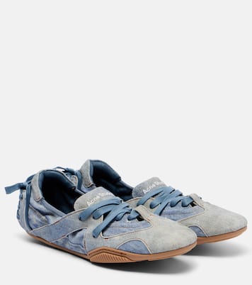 Trompe l'œil leather flats | Acne Studios