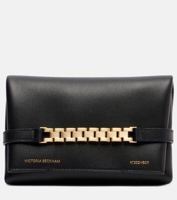 Chain Mini leather shoulder bag | Victoria Beckham