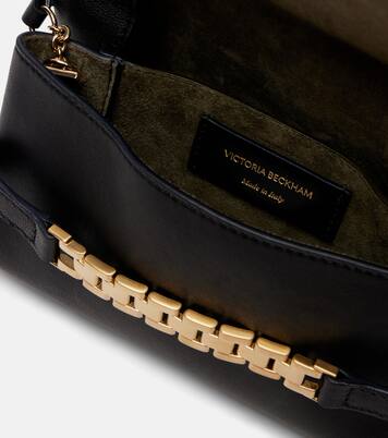 Chain Mini leather shoulder bag | Victoria Beckham