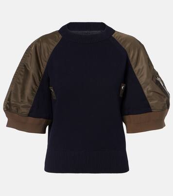 Paneled top | Sacai