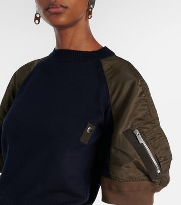 Paneled top | Sacai