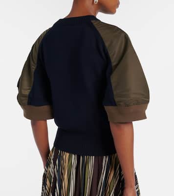 Paneled top | Sacai