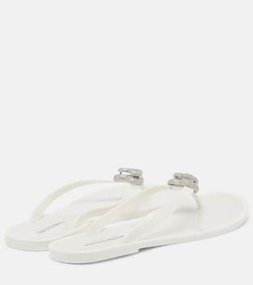 Riviera embellished thong sandals | Mach & Mach