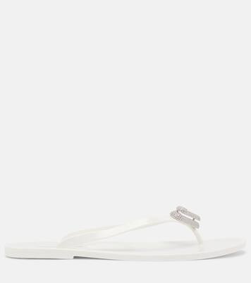 Riviera embellished thong sandals | Mach & Mach