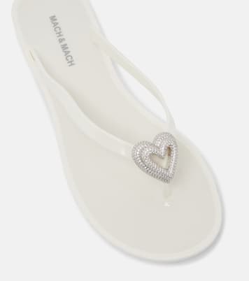 Riviera embellished thong sandals | Mach & Mach