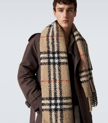 Écharpe Burberry Check en laine mélangée | Burberry