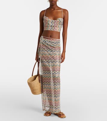 Zigzag beach cover-up | Missoni