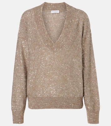 Sequined sweater | Brunello Cucinelli