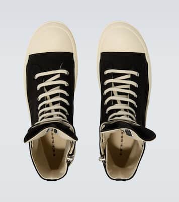DRKSHDW High-Top Sneakers aus Denim | Rick Owens