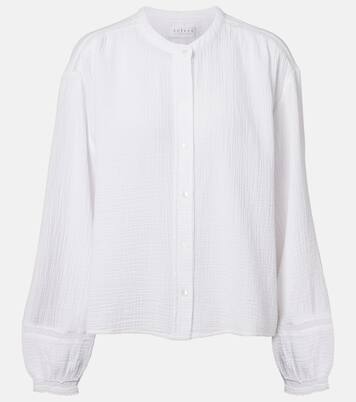 Taria cotton muslin shirt | Velvet