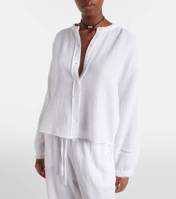 Taria cotton muslin shirt | Velvet