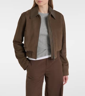 Suede blouson jacket | Vince
