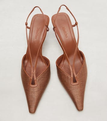 Salones destalonados con piel | Max Mara