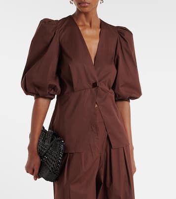 Cotton-blend top | Adriana Degreas