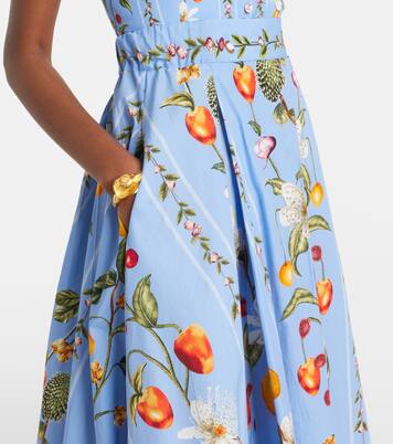 Delta印花棉质加长半身裙 | Agua by Agua Bendita