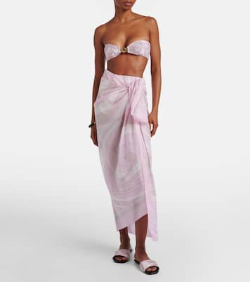 Iride棉质沙滩罩衫半身裙 | Pucci