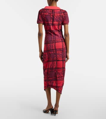 Long Monday checked cotton polo dress | Vivienne Westwood