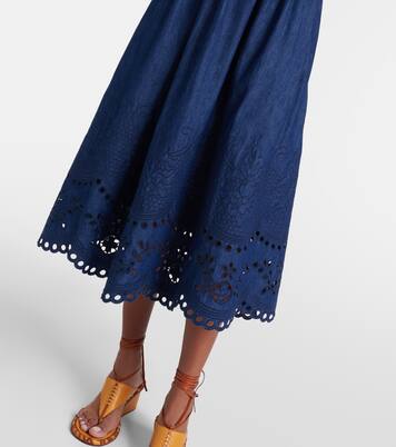 Midikleid Mahon aus Denim | Zimmermann