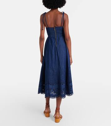 Midikleid Mahon aus Denim | Zimmermann