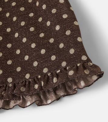 Top Osemini Lumière à pois et à volants | Oséree Kids