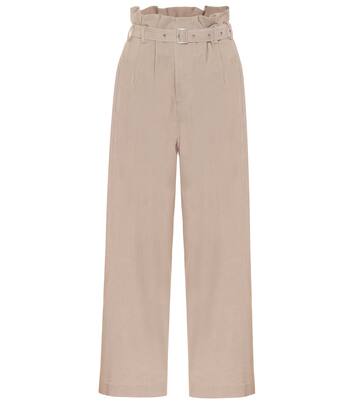 Wide-leg paperbag pants | LOW CLASSIC