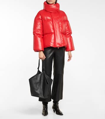 Lotus Medium leather tote | Khaite