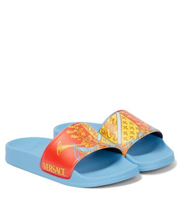 Royal Rebellion printed rubber slides | Versace Kids