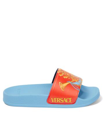 Royal Rebellion printed rubber slides | Versace Kids