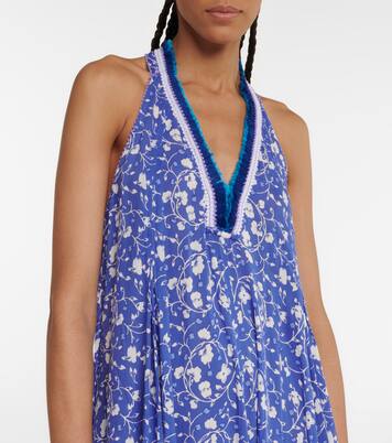 Robe longue Nava à fleurs | Poupette St Barth