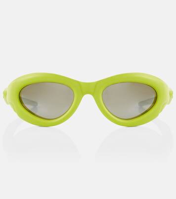Oval acetate sunglasses | Bottega Veneta