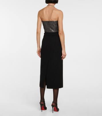 Robe midi en tweed | Alessandra Rich