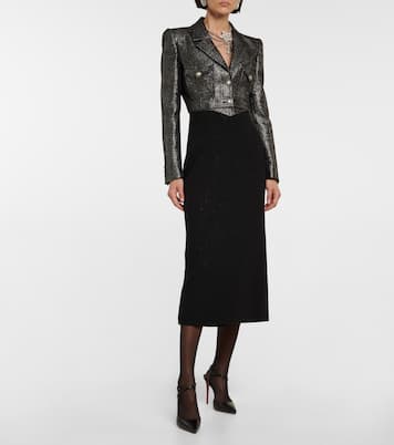 Robe midi en tweed | Alessandra Rich