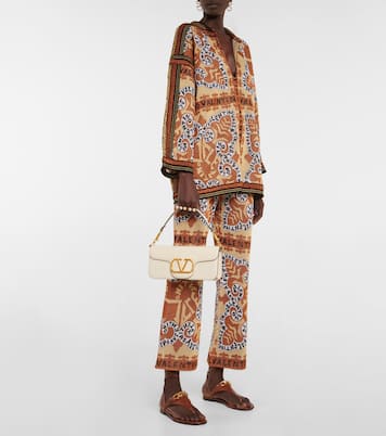 Schultertasche Locò Medium aus Leder | Valentino Garavani