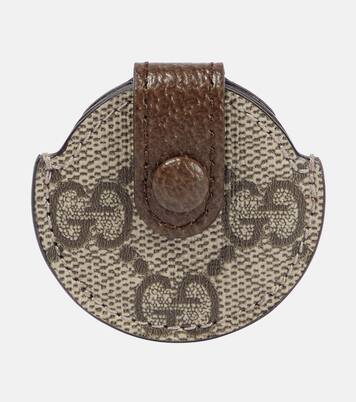 GG Supreme canvas AirTag holder for pets | Gucci