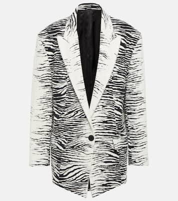 Blazer Glen aus Jacquard | The Attico