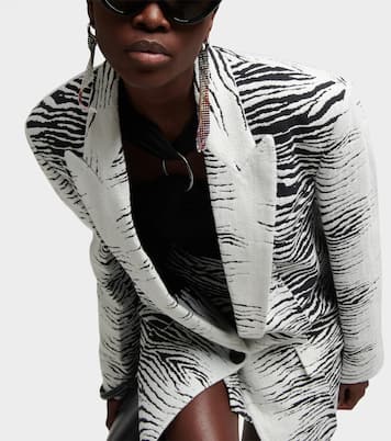 Blazer Glen aus Jacquard | The Attico