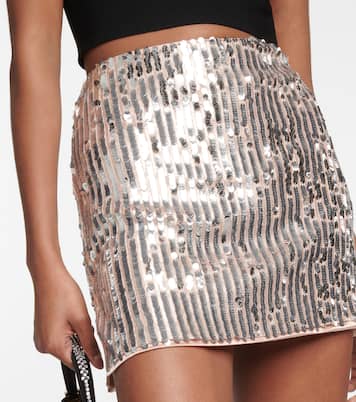 Minirock mit Pailletten | Rotate