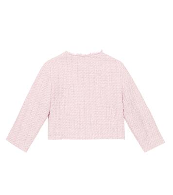 Embellished tweed jacket | Monnalisa