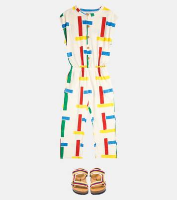 Printed cotton jumpsuit | Bobo Choses