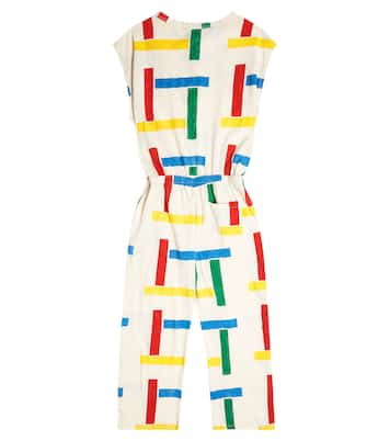 Printed cotton jumpsuit | Bobo Choses